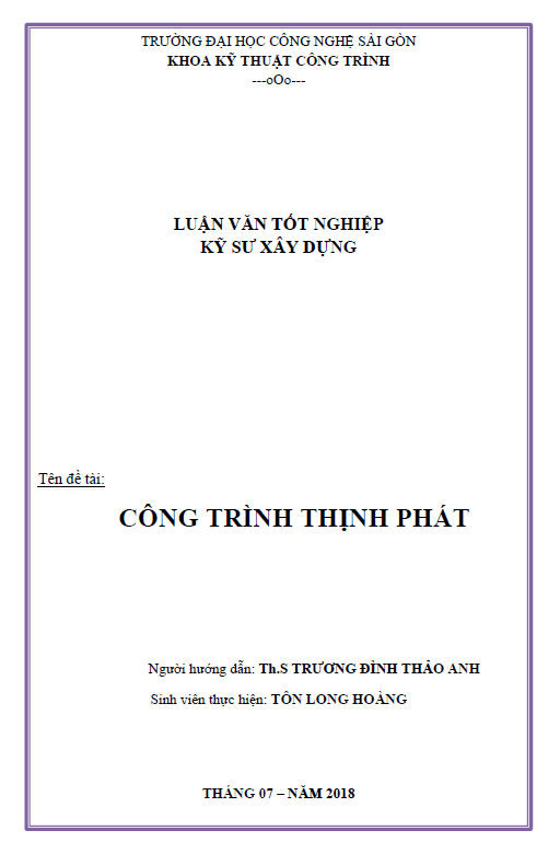 Công trình Thịnh Phát