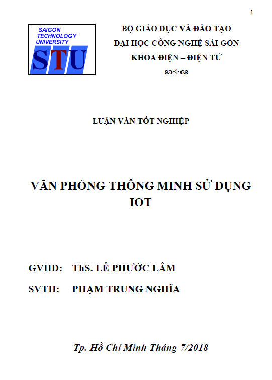 Văn phòng thông minh sử dụng IOT