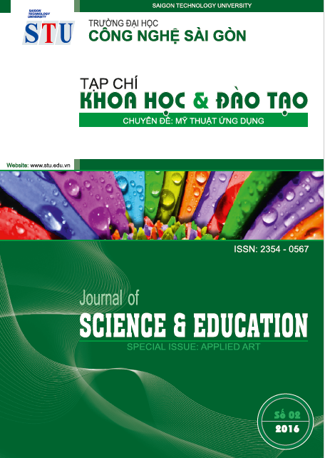 Tạp chí Khoa học & Đào tạo = Journal of science & education#Chuyên đề: Mỹ thuật ứng dụng