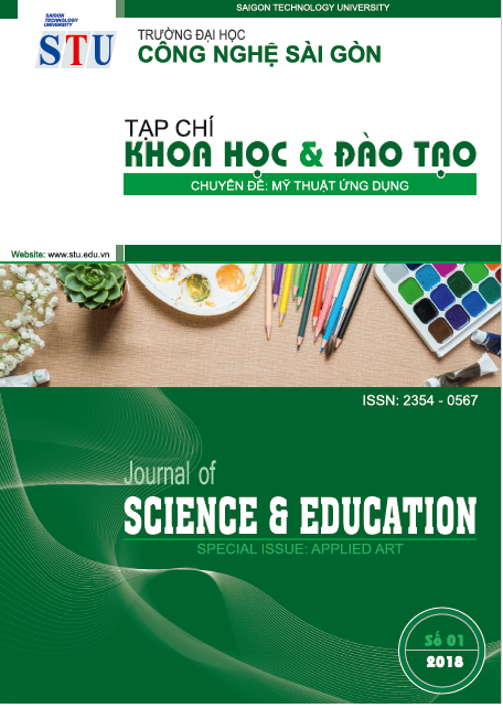 Tạp chí Khoa học & Đào tạo = Journal of science & education#Chuyên đề: Mỹ thuật ứng dụng