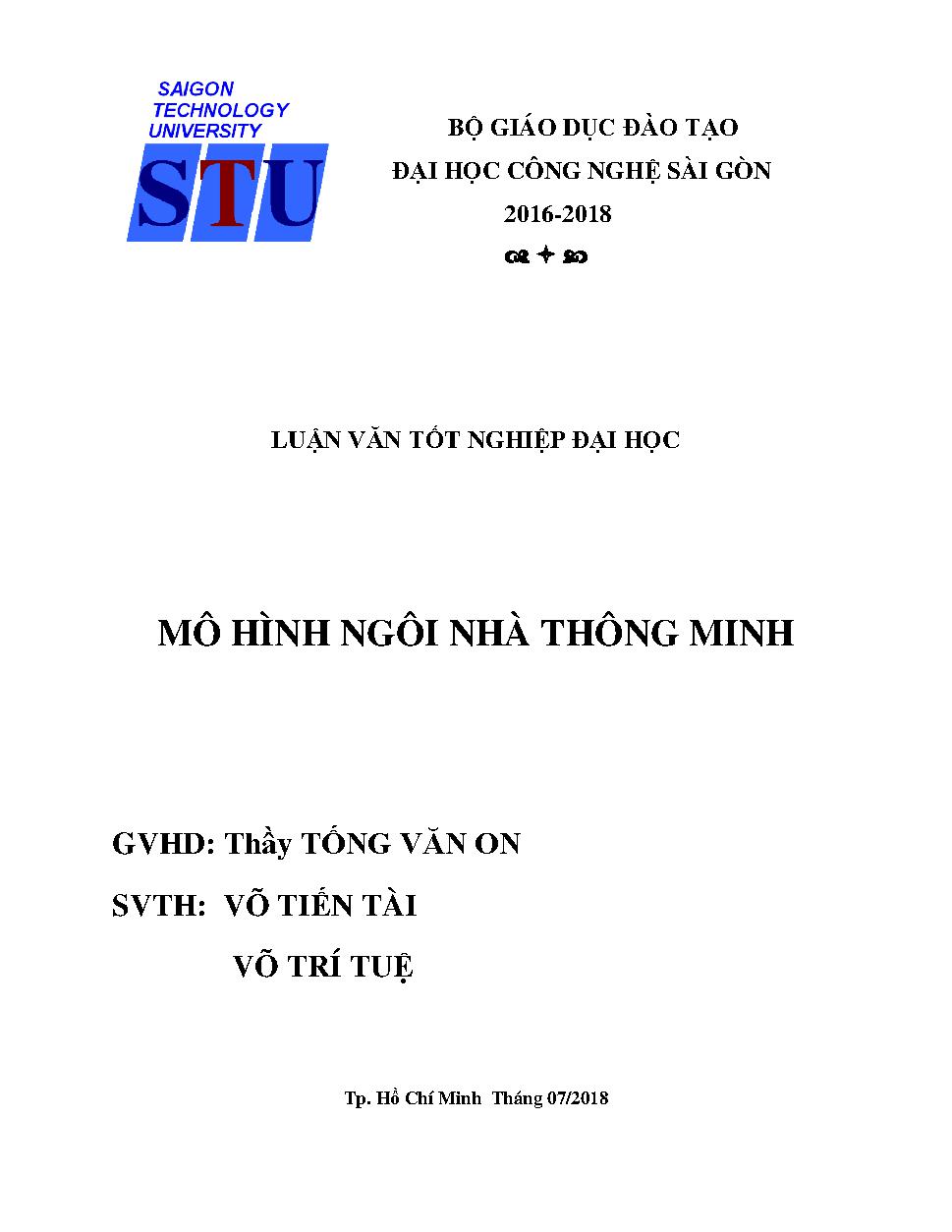 Mô hình ngôi nhà thông minh