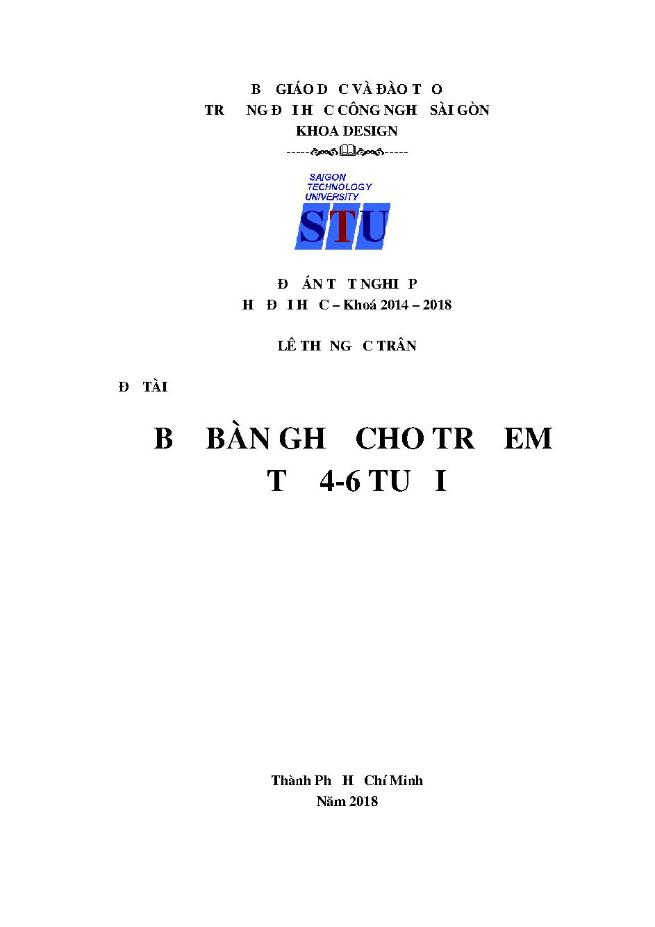 Bộ bàn ghế cho trẻ em từ 4-6 tuổi