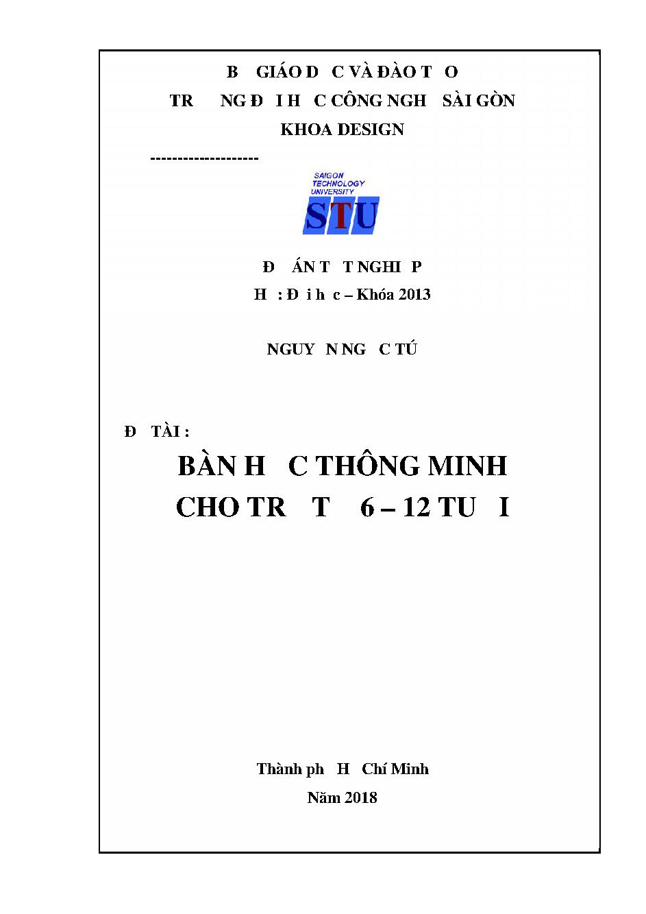 Bàn học thông minh cho trẻ từ 6-12 tuổi